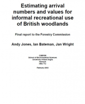 Estimating Arrival Numbers and Values for Informal Recreational Use of British Woodlands
